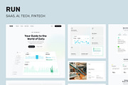 RUN — Saas & Ai Framer Template, a Landing Page Template by Slava Burian (Thumbnail 1 of 4)