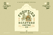 Crockett Display Font, a Slab Serif Font by Cactus Country (Thumbnail 4 of 6)