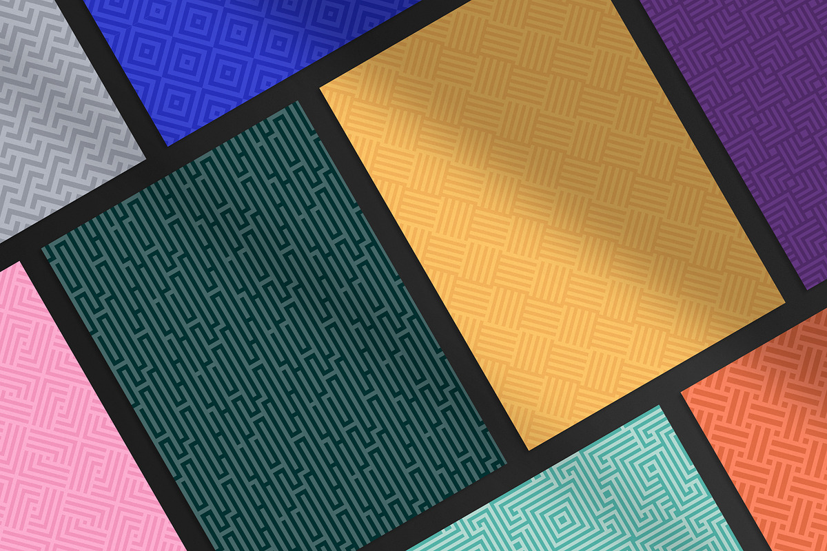 200 Seamless Geometric Patterns, a Pattern Graphic by Artec Maison (Photo 13 of 16)
