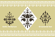 Gothic Herbarium, a Symbol Font by 2DTypo (Thumbnail 3 of 4)