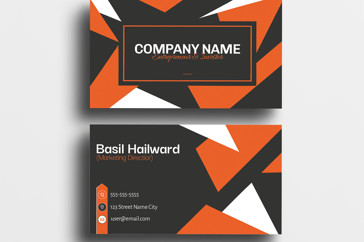 Business Card Template, a Business Card Template by MightyDesign (Photo 1 of 6)