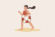 Lifeguard Beach Illustration, an Object Graphic by Jump Studio (Thumbnail 12 of 16)