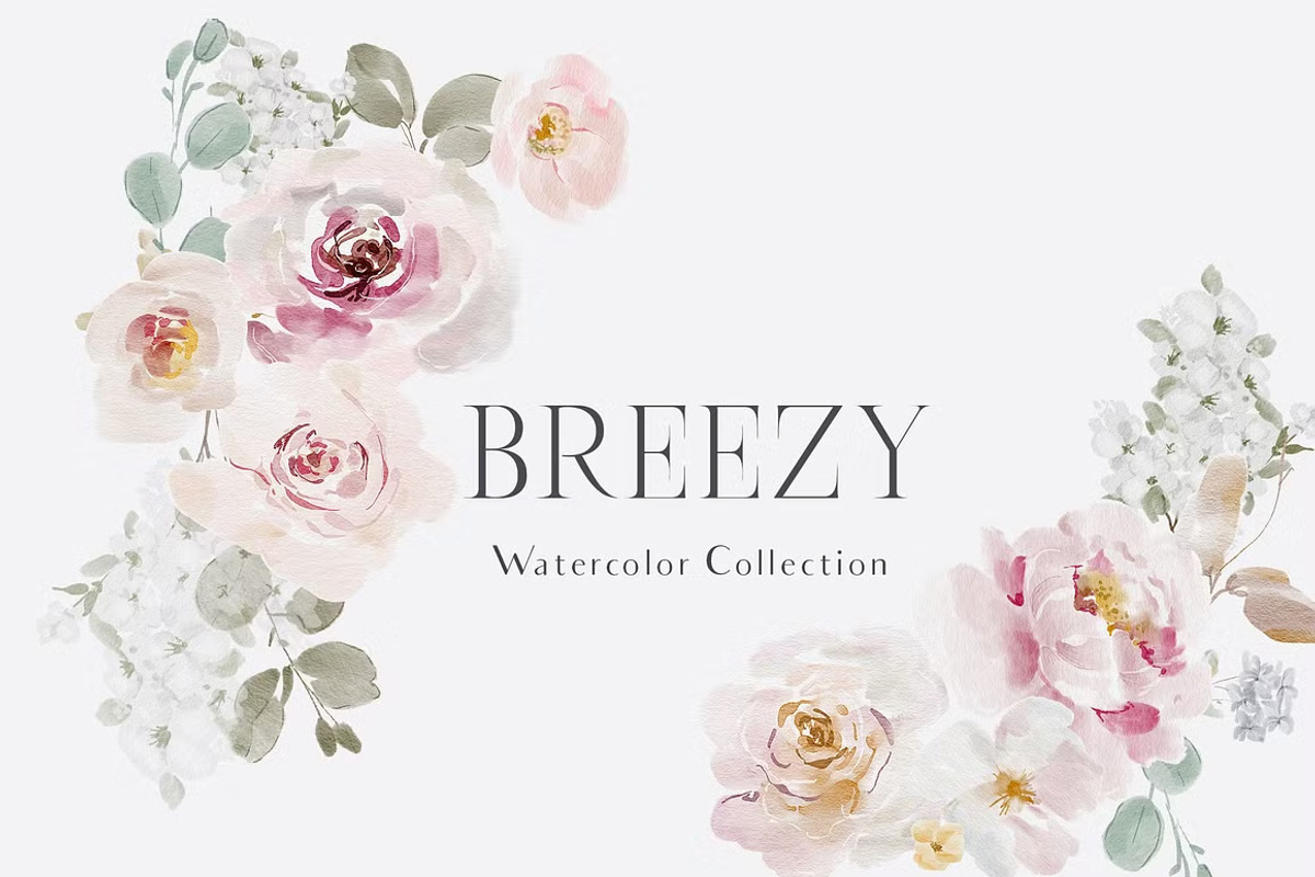 Watercolor Florals Graphics bundle, a Decorative Illustration by Grace Noboa Illustrations (Photo 5 of 20)