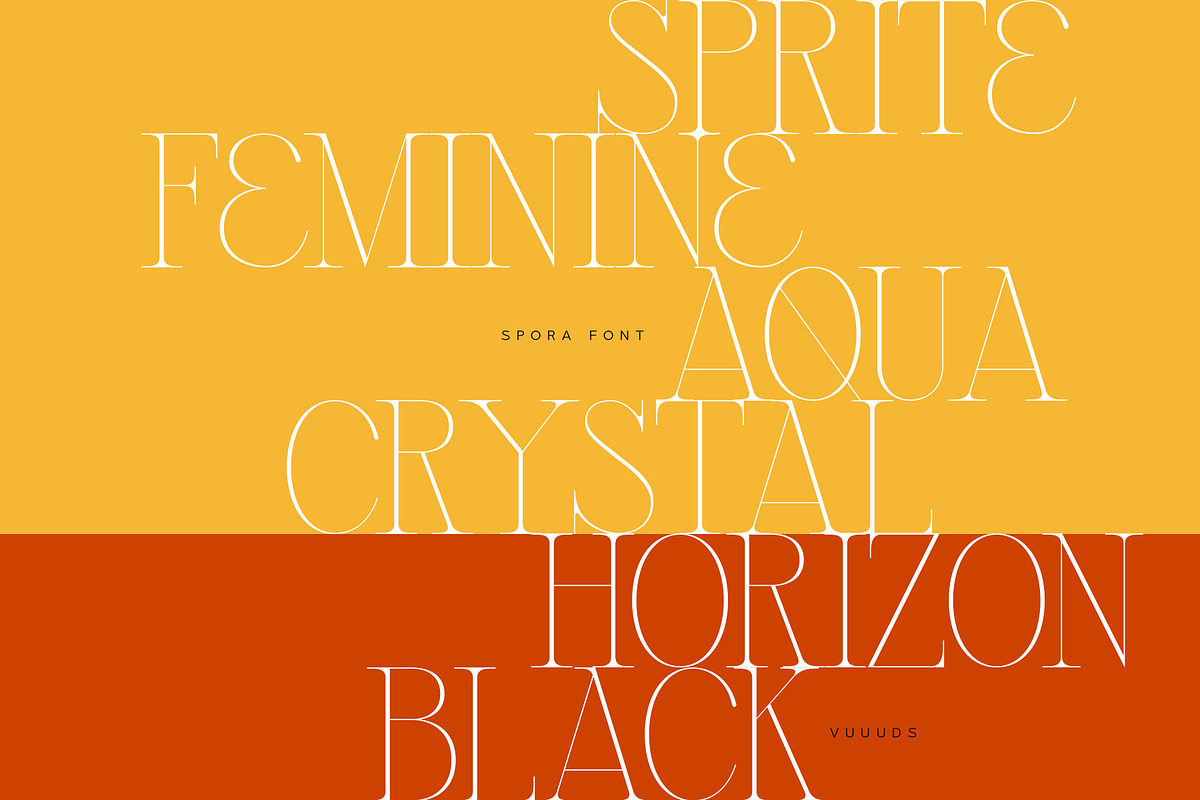 Spora Font Duo, a Serif Font by vuuuds (Photo 13 of 14)