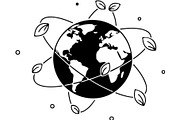 Eco Planet Global Earth Set, a Finance Illustration by Designer_Momina (Thumbnail 18 of 38)