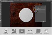 Paper Coaster On Mahogany Bar Co PSD, an Advertising Mockup by Bruno's Shop (Thumbnail 2 of 3)