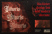 Ethoris - Blackletter Horror, a Blackletter Font by Burntilldead (Thumbnail 10 of 12)