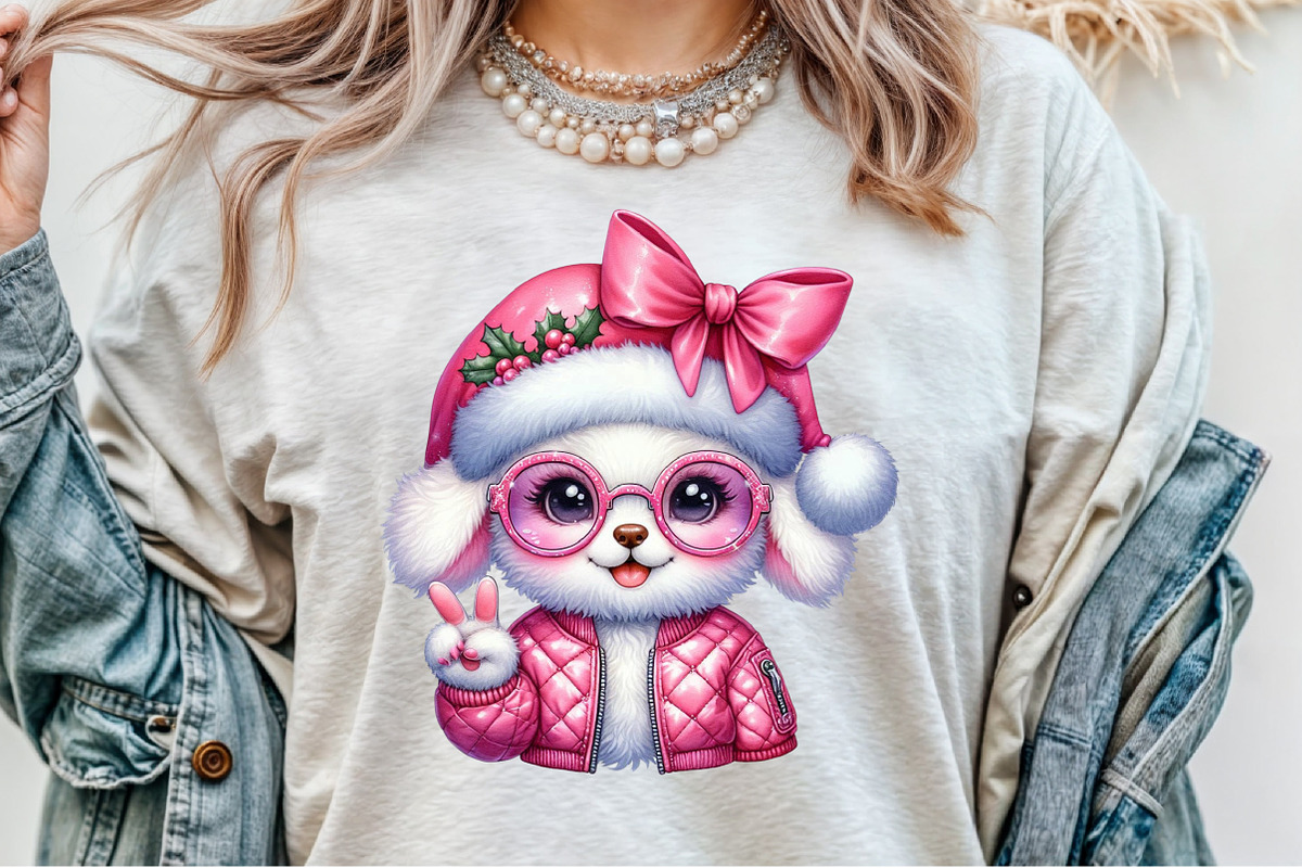 Watercolor Christmas Dog PNG, an Illustration by Sublimation Artist (Photo 6 of 9)