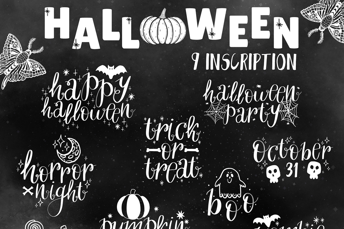 Halloween party.Holiday collection., an Object Illustration by Moonflora (Photo 2 of 7)