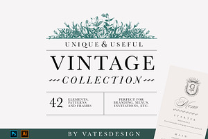 Vintage Design Elements Collection