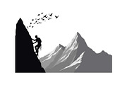 Adventure Hiking Silhouette Bundle, an Object Graphic by Designs_River (Thumbnail 8 of 16)