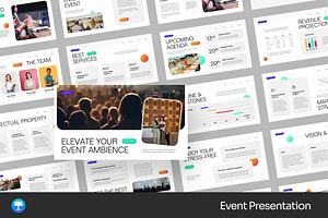 Creative Event Oraganization Keynote, a Presentation Template by Fit-tee