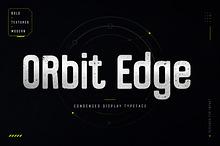 Orbit Edge – Display Typeface