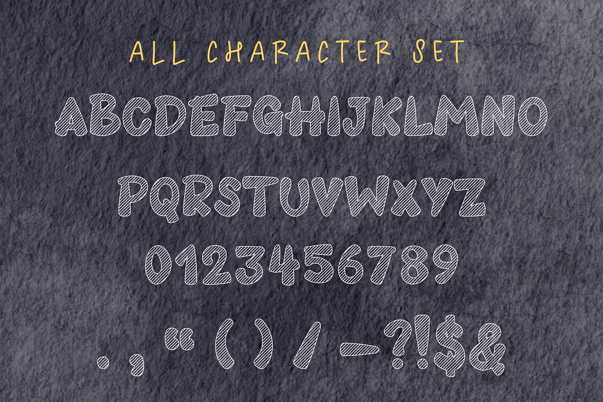 Happy First Day is a duo font, a Handwritten Font by Brown Cupple (Photo 4 of 6)