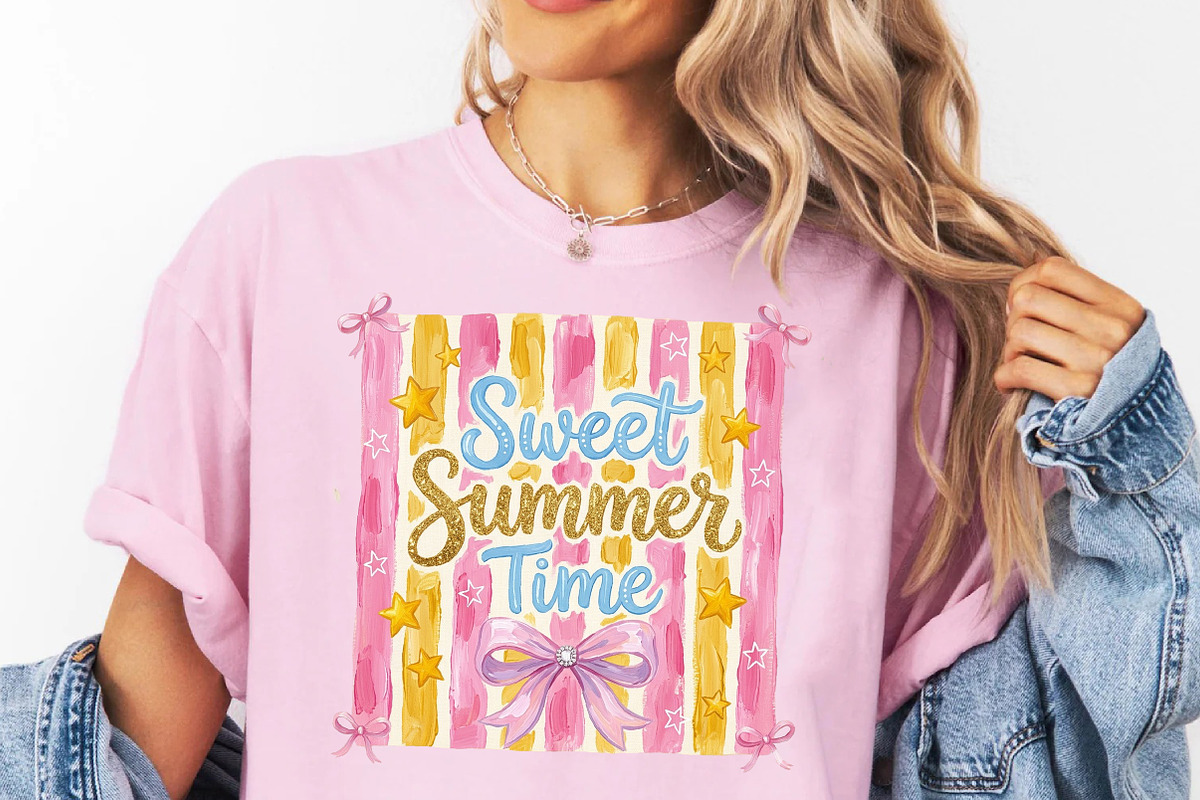 Striped Summer Png Coquette Summer, an Illustration by Designworld (Photo 5 of 5)