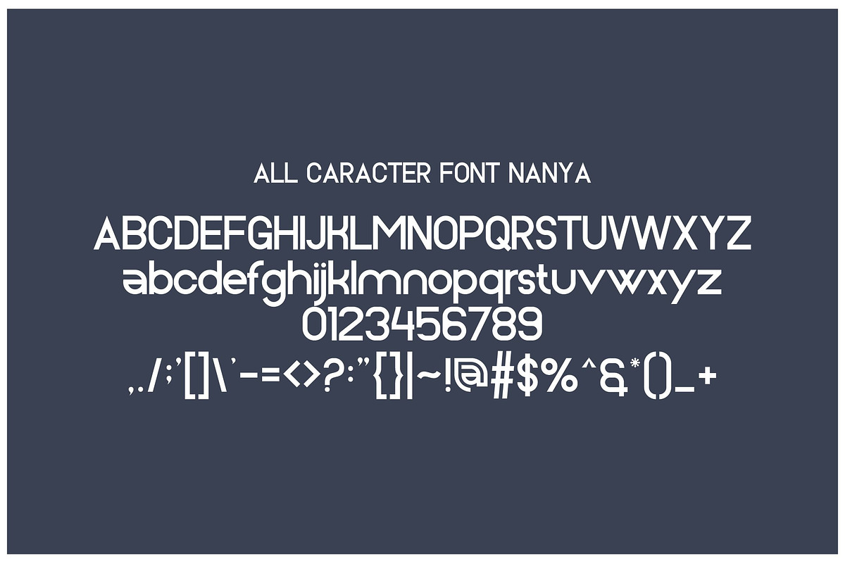 Nanya, a Sans Serif Font by riotama85 (Photo 2 of 5)