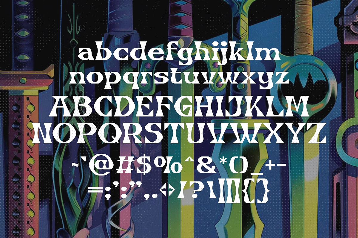 Valor Forge - Bold Masculine Type, a Serif Font by HipFonts (Photo 8 of 8)