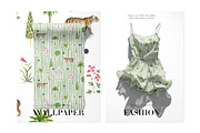 Shalimar, Indian Miniature Prints, a Pattern Graphic by Pink Linen (Thumbnail 11 of 12)