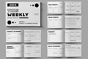 Weekly Planner Template Layout, a Stationery Template by ContestDesign (Thumbnail 1 of 5)