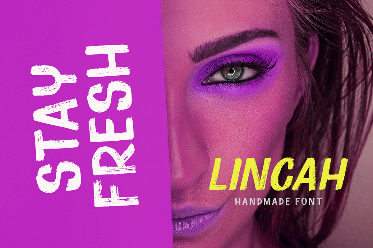 Lincah Brush, a Handwritten Font by Stripes Studio (Photo 2 of 8)