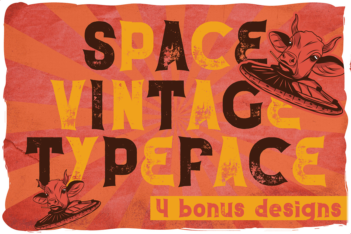 Space Geeks + 4 t-shirt designs, a Font by Heather_insane (Photo 4 of 6)