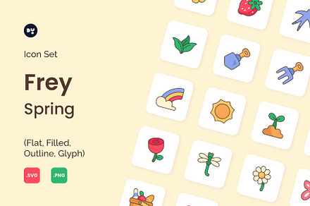Frey - Spring Icon Family, an Icon by DailyYouth