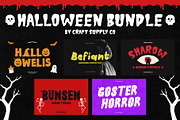 Vintage Horror Font Bundle, a Sans Serif Font by Craft Supply Co. (Thumbnail 1 of 11)