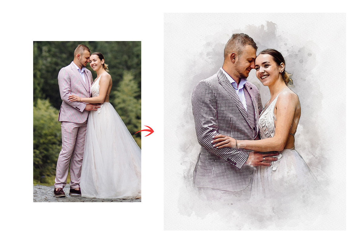 Elegant Wedding Watercolor Art, an Action Add-On by MRI STUDIO (Photo 9 of 24)