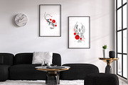 Seafood. Shrimp and lobster., an Animal Illustration by VitalinaGofman (Thumbnail 8 of 13)