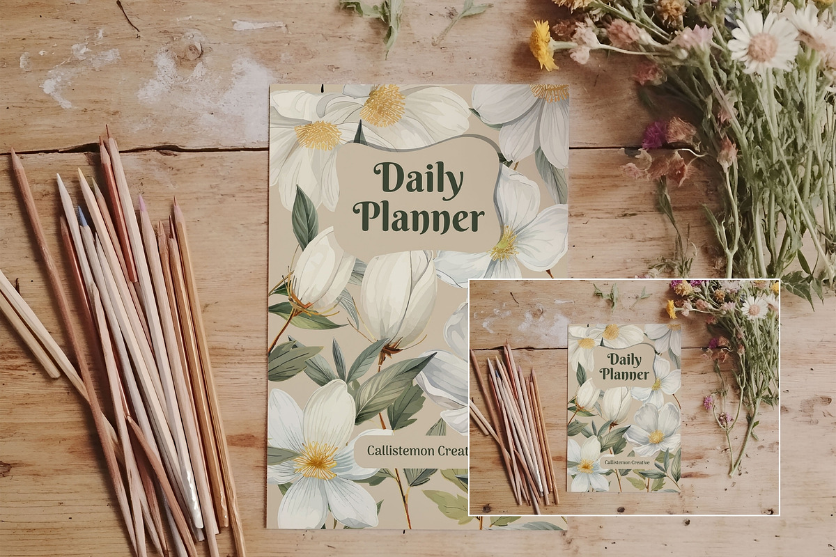 A4 Page Mockup Colouring PA-WI-01, a Books & Magazine Mockup by Callistemon Creative (Photo 9 of 10)