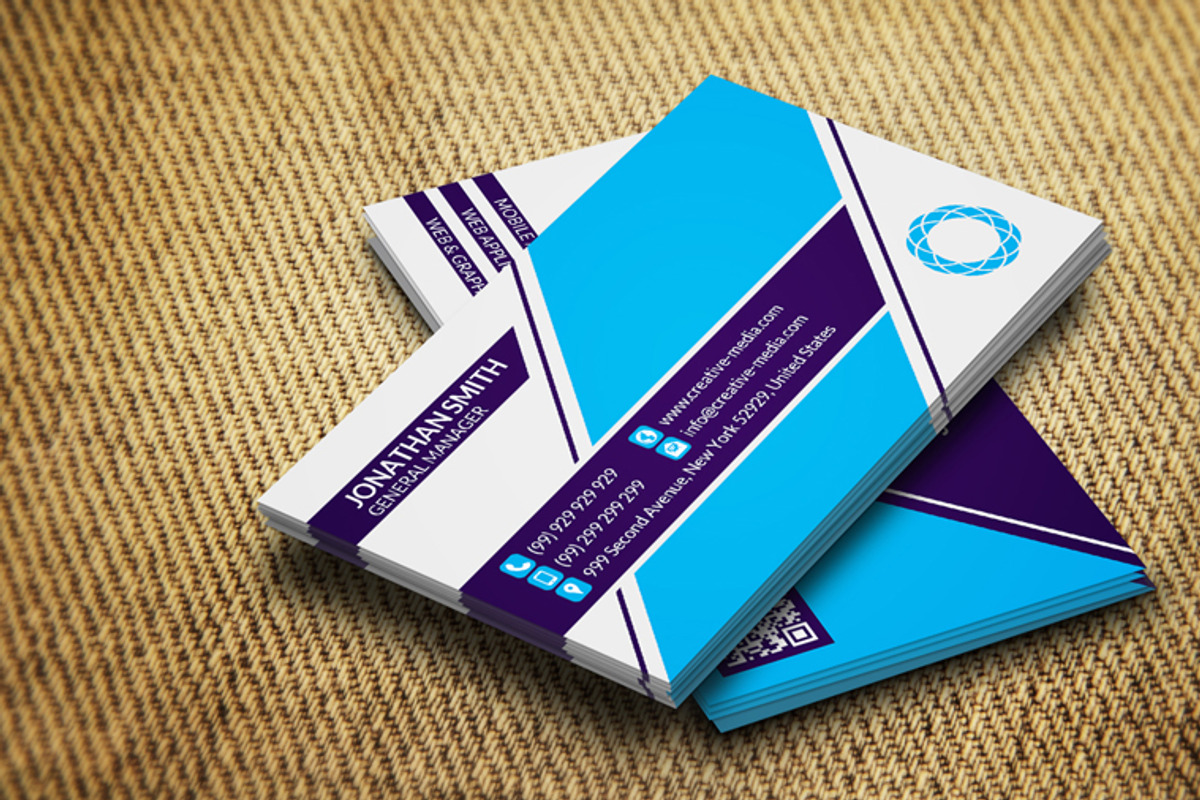 Corporate Business Card CM055, a Business Card Template by annozio (Photo 3 of 4)