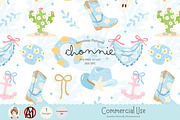 Coastal Cowgirl Seamless Pattern, a Pattern Graphic by Chonnieartwork (Thumbnail 1 of 5)