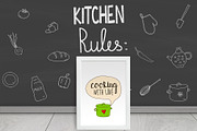 Kitchen. Patterns, posters, stickers, a Food Illustration by BerryCaty (Thumbnail 10 of 11)