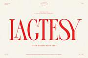 Lagtesy Elegant Serif Font, a Serif Font by Perfectype (Thumbnail 1 of 8)