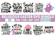 Religious Easter SVG Design Bundle, an Illustration by Crafticy (Thumbnail 1 of 3)