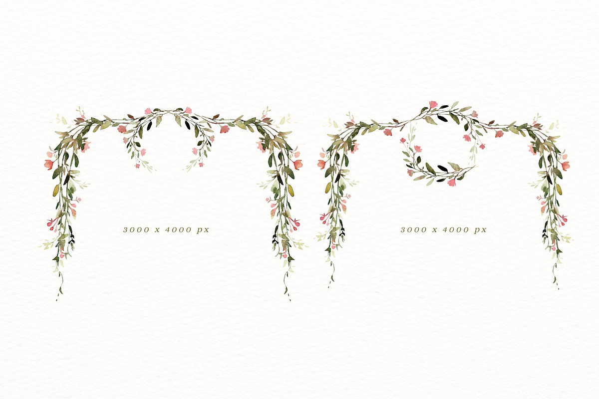 Vintage boho frames, a Decorative Illustration by AnnelyBlooms (Photo 2 of 7)