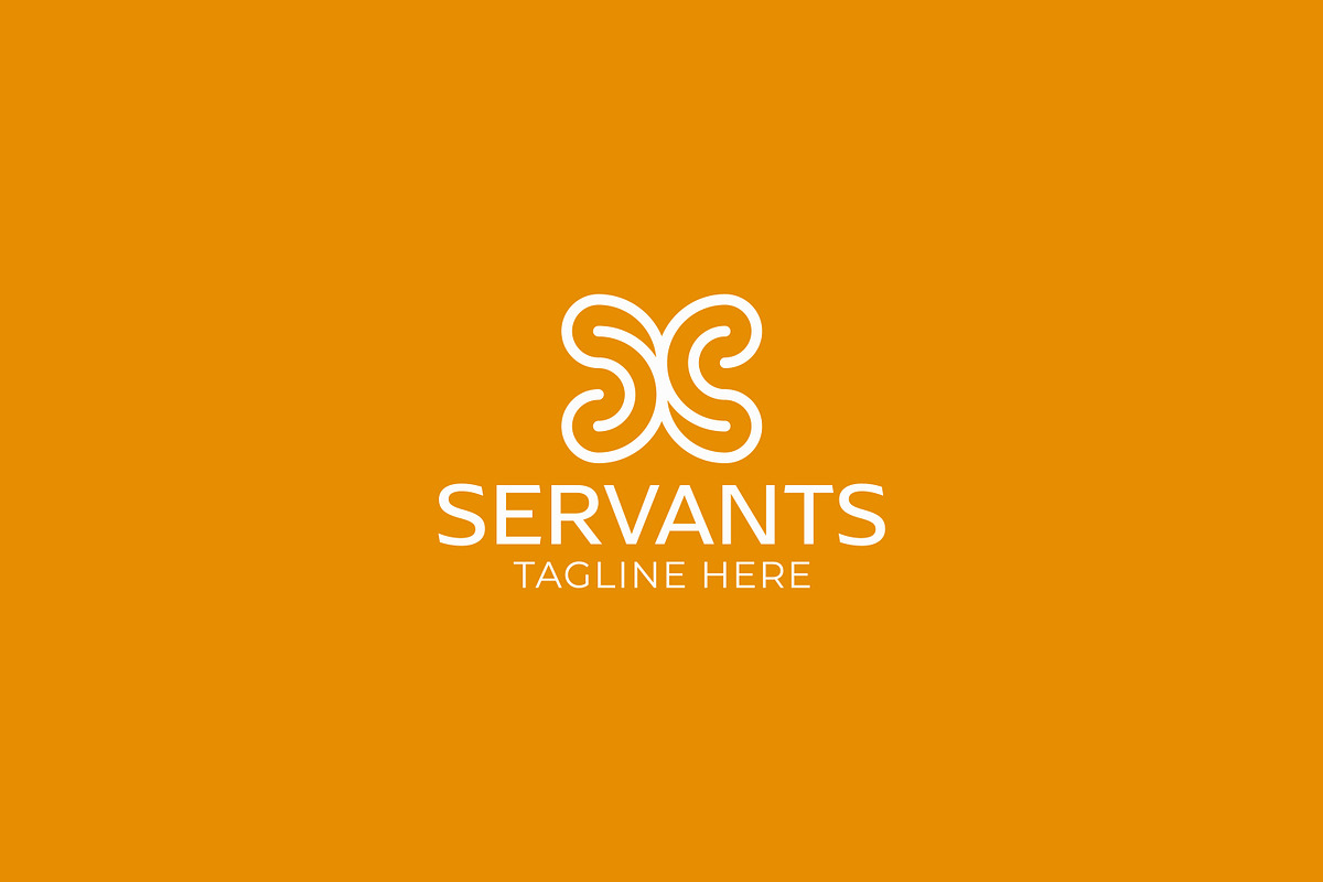 Sign Symbol Servant Logo Abstract, a Branding & Logo Template by Signatoro (Photo 3 of 3)