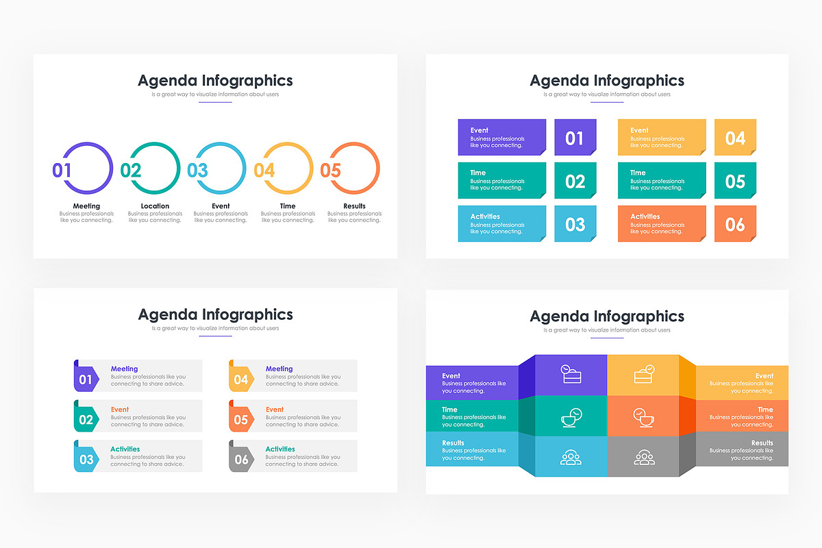 Agenda Infographics - PowerPoint 2, a Presentation Template by slidequest (Photo 5 of 6)