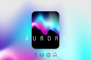 12 Aurora Lights | Free illustration