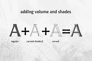 Sigillium - carved flare serif fonts, a Serif Font by AveNa (Thumbnail 7 of 14)