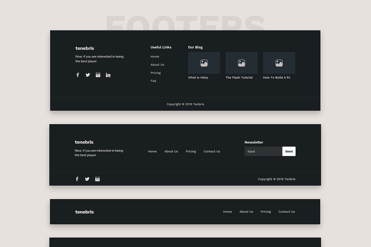 Tenebris Wireframe Kit, a Wireframe Template by Milos Knezevic (Photo 17 of 17)