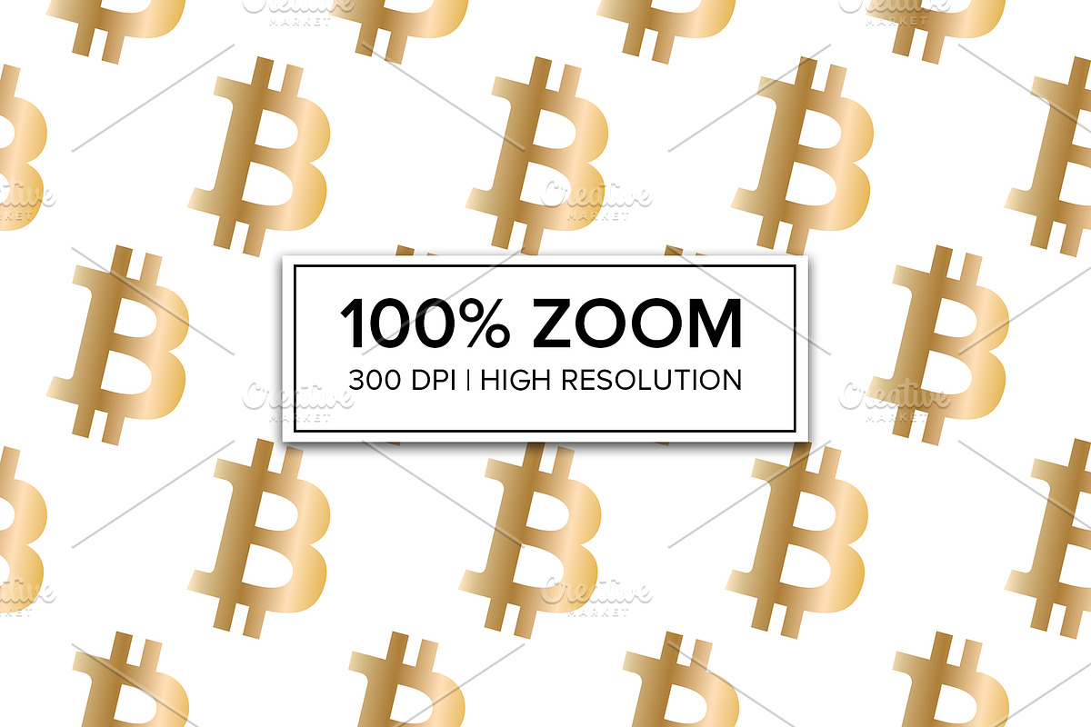 Bitcoin Seamless Pattern Bundle, a Pattern Graphic by PATTERNBASE (Photo 2 of 7)