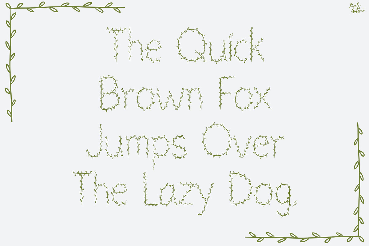Springleaf | Handwriting Font, a Handwritten Font by LivelyAutumn11.11 (Photo 4 of 5)