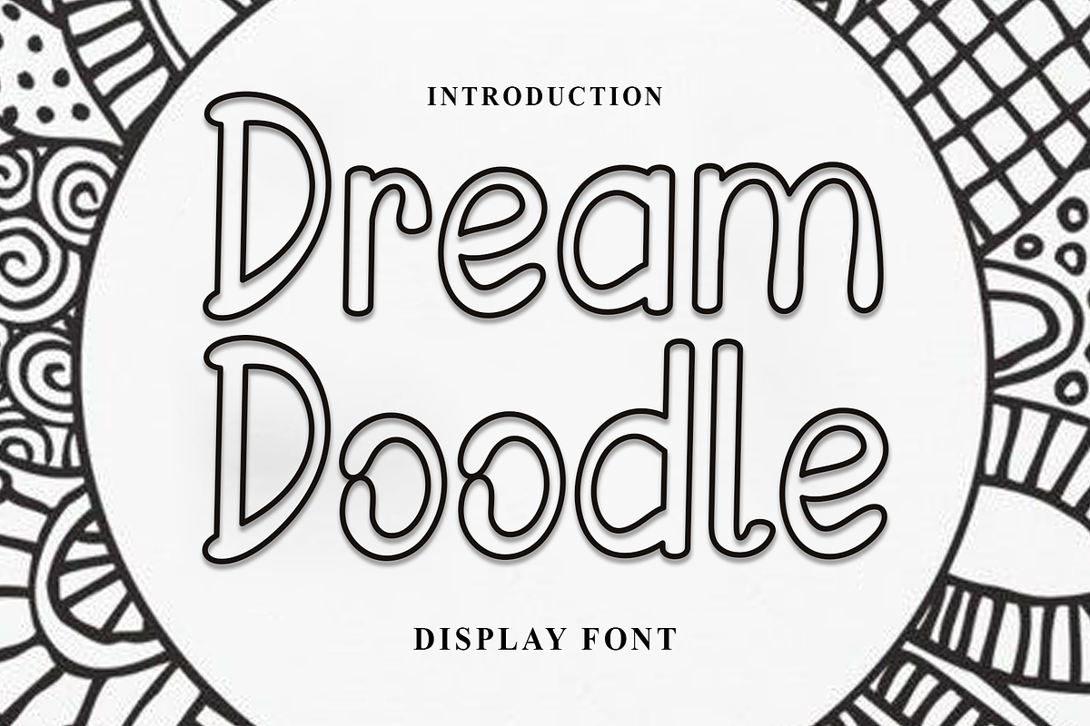 Dreamy Doodle, a Sans Serif Font by InermediaSTUDIO (Photo 1 of 8)