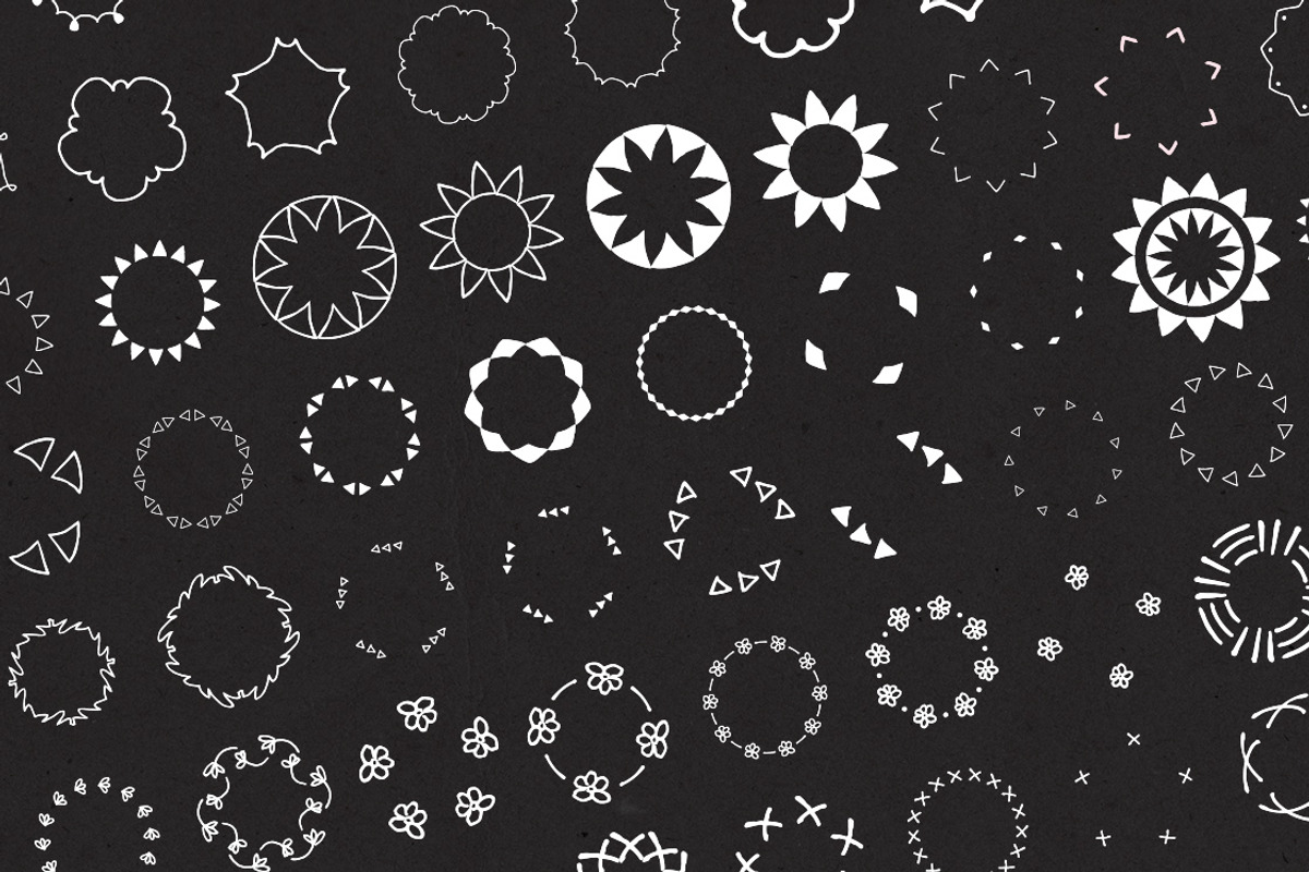 220 Sketched Illustrator Brushes preview 3