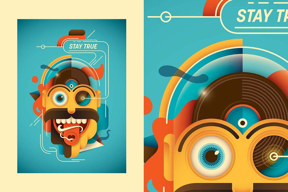 Conceptual psychedelic posters, an Illustration by Radoman (Photo 2 of 7)