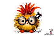 Funny Chicken Seamstress PNG Bundle, a Graphic by Clipart Bloom (Thumbnail 14 of 16)