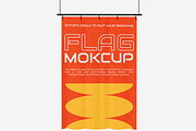 Vertical Flag Mockup, an Advertising Mockup by Permadi Creative (Thumbnail 3 of 3)