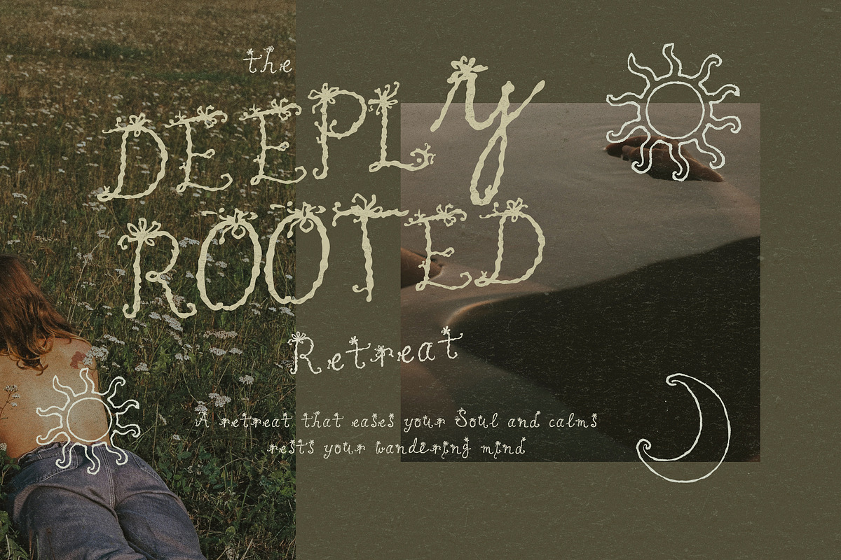 Hand Drawn Floral Whimsy Script Font, a Handwritten Font by Laras Wonderland (Photo 14 of 16)