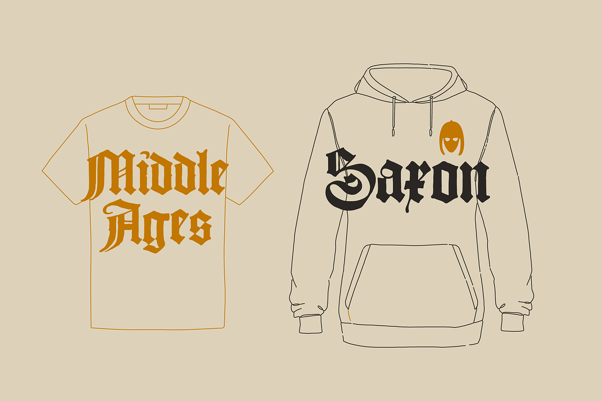 Saxon Textura blackletter, a Blackletter Font by kaer_shop (Photo 8 of 10)